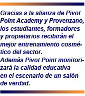 Pivot Point Academy y Denise Provenzano