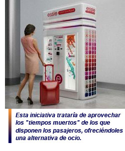 Máquinas expendedoras  para productos Essie