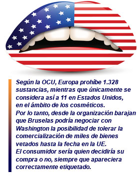 Cosméticos estadounidenses prohibidos en la UE