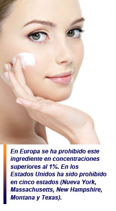 Cuidado facial profesional sin hidroquinona, al alza en EE UU
