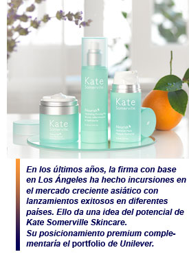 Unilever compra la firma Kate Somerville Skincare